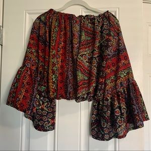 Elan off the shoulder crop top